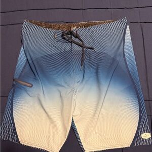 O'Neill Men's Blue and White Board Shorts